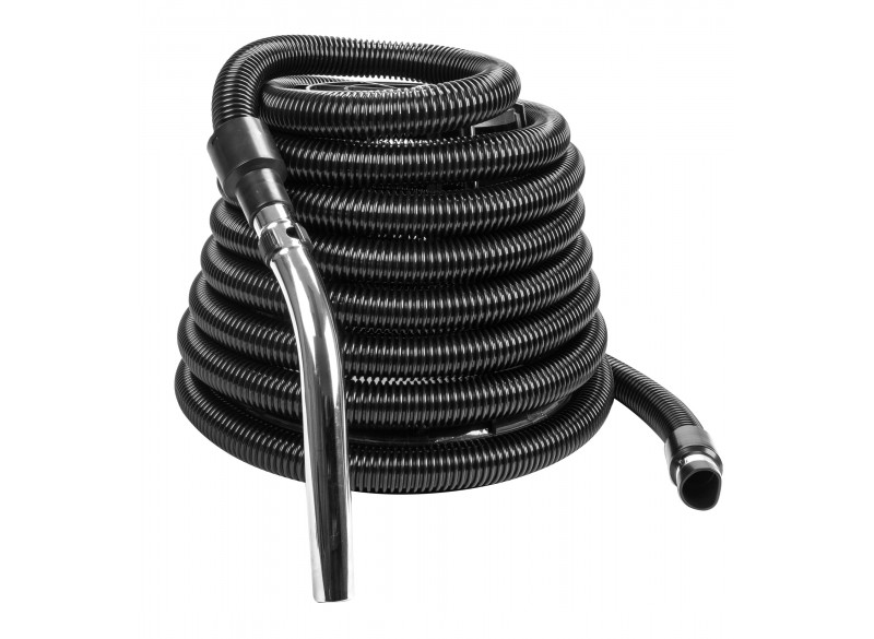 Central Vacuum Hose - 30' (9 m) - 1 1/4" (32 mm) dia - Black