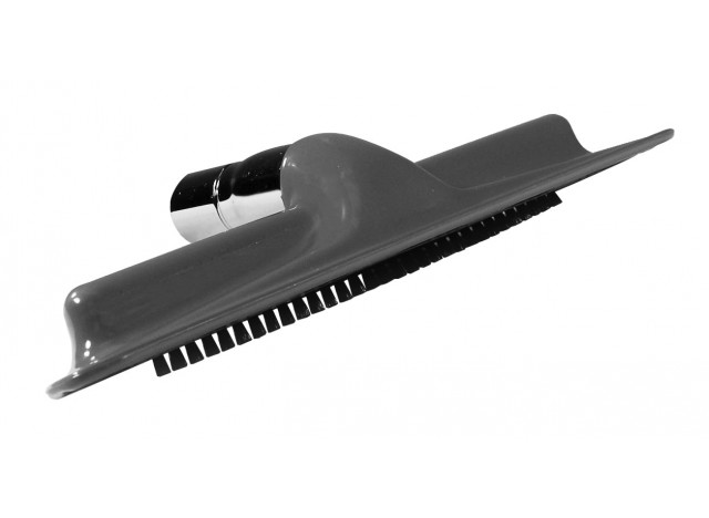 Plastic and Metal Carpet Brush with Hair Strip - 1½ X 16" - Commercial