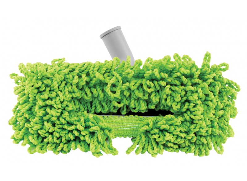 Brosse-vadrouille en microfibre -  32 mm (1 1/4") dia - largeur de nettoyage 30,5 cm (12") - gris et vert