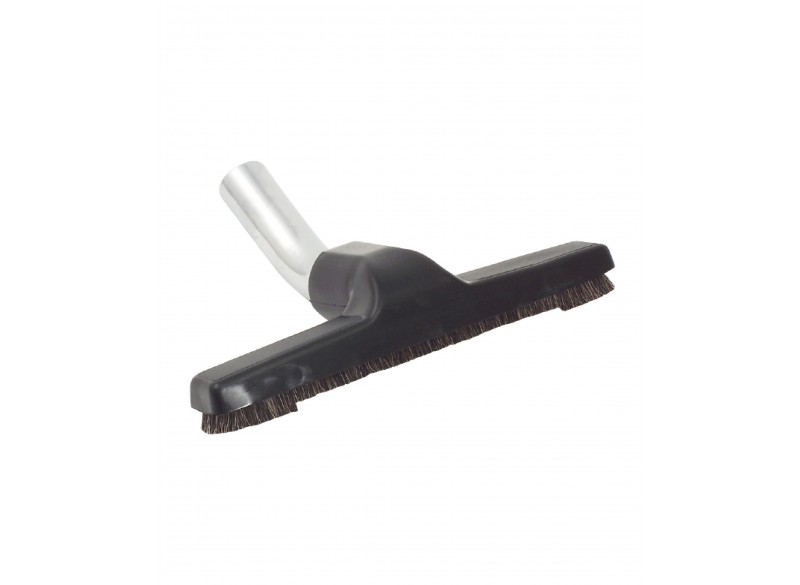 Brosse à plancher - largeur de nettoyage de 25,4 cm (10") - 31,75 mm (1 ¼ ") dia - avec coude en métal - universel - noir