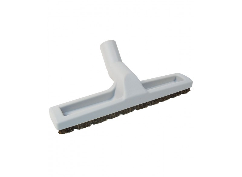 Brosse pour les planchers - 12" (30,4 cm) - 1 1/4" (32 mm) dia - avec roues - grise