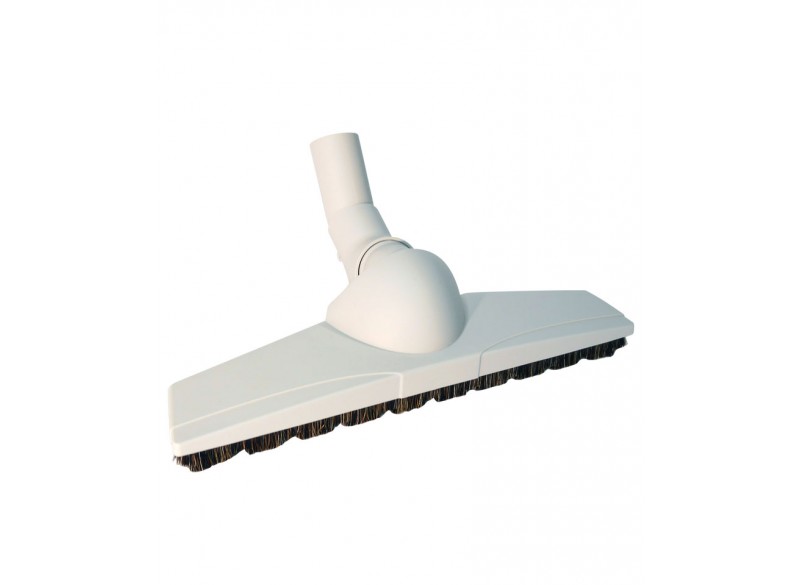 Brosse à plancher - largeur 33 cm (13') - 31,75 mm  (1 ¼") dia - double pivot - gris - Wessel-Werk 13.9 051-302