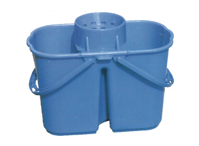 Bucket with Funnel Wringer - 3 gal (15 L) - Blue