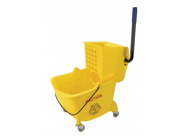Sidepress Wringer Bucket Combo - 6,8 gal (26 L) - Yellow