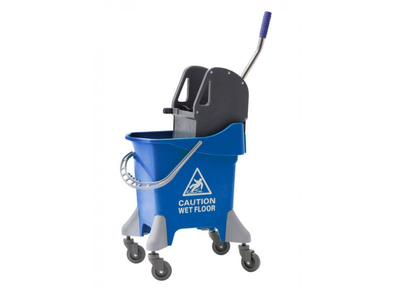 Deluxe Side Press Wringer Bucket Combo - 8 gal (31 L) - Blue