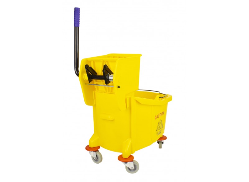 Sidepress Wringer Bucket Combo - 8.5 gal (32 L) - Yellow