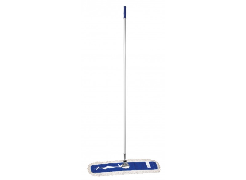 Dust Mop for Dry Floors - with 60'' Handle   -   24"  (61 cm)  - White