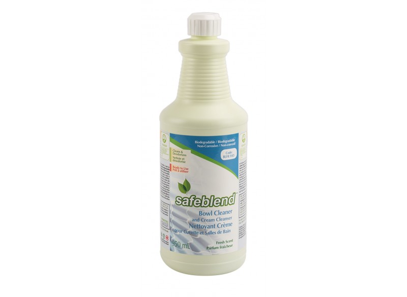 Nettoyant crème pour cuvette et salle de bain - 950 ml (33,4 oz) - Safeblend  BLFR- F0D