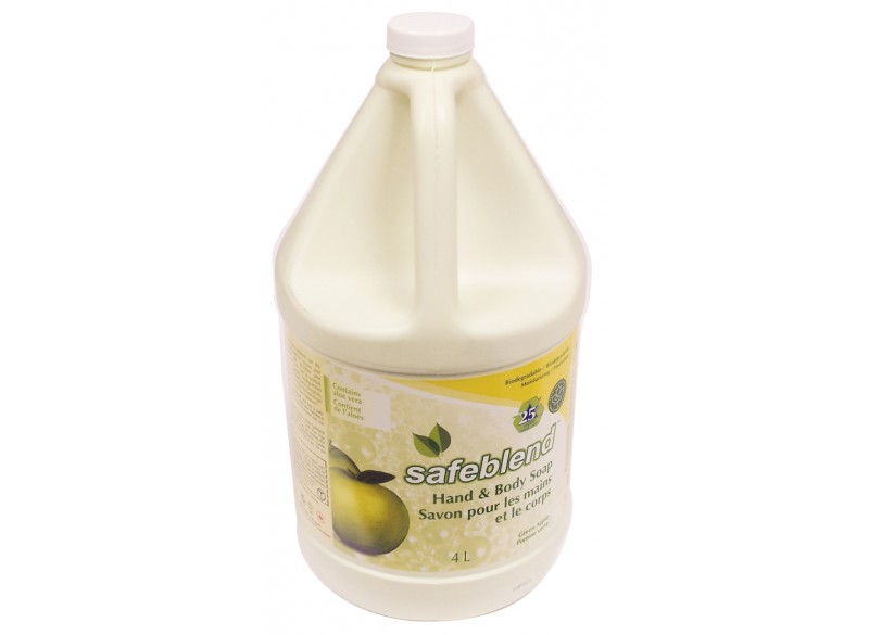 Savon pour mains et corps - pomme verte - 4 L (1,06 gal) - Safeblend HLGR-G04