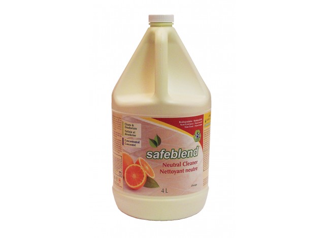 Concentrated Neutral Cleaner - Orange - 1.06 gal (4 L) - Safeblend  NCOR G04