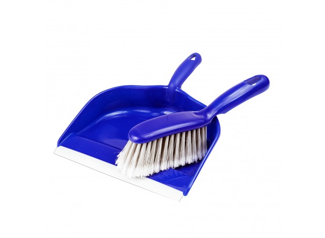 Dust Pan with Dust Brush