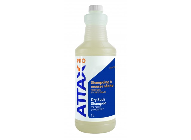 Shampoing professionel à mousse sèche pour tapis et capitonnage - 33,8 oz (1 L) - Attax ® Pro