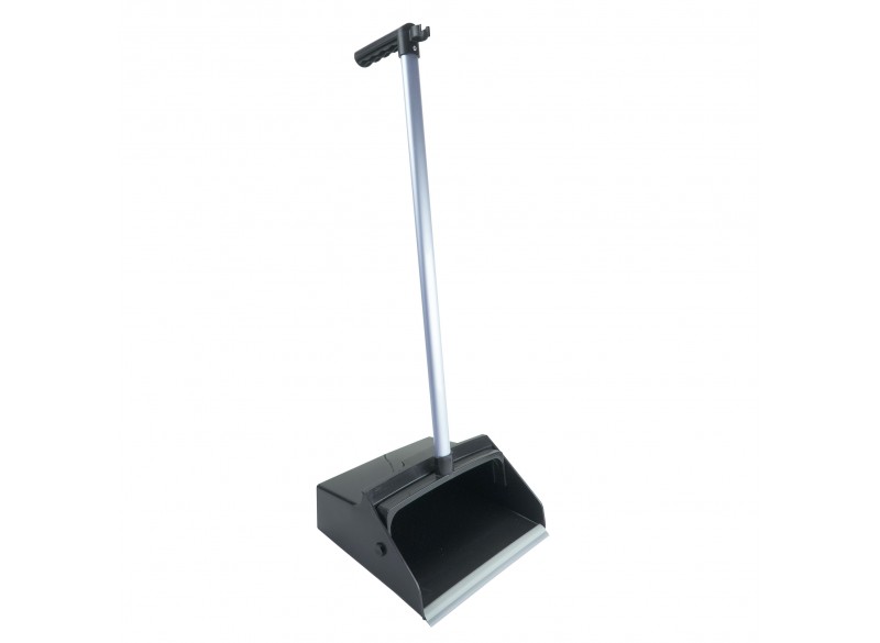 Long Handle Dustpan with Wheels and Mini Broom