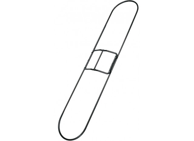 Cadre ovale de vadrouille sèche - 12,7 cm x 121,9 cm (5'' x 48'') - en métal