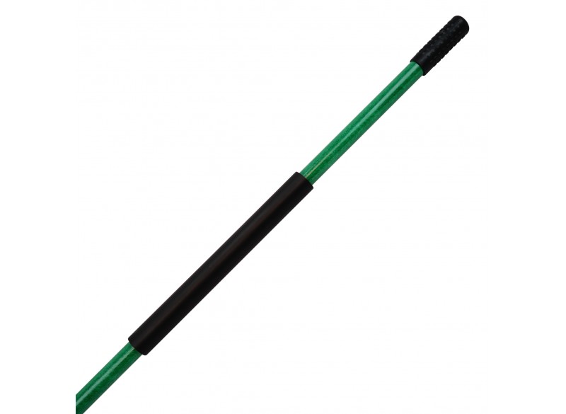 Heavy Duty Fiberglass Handle for Scrub Brush and Squeegee - Green - 1'' x 54¼''