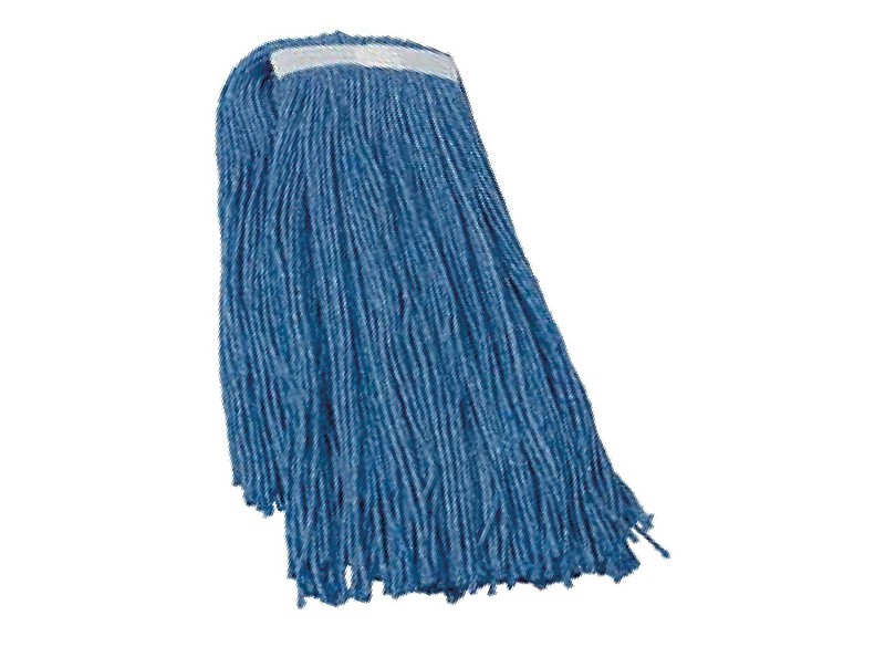 Synthetic Narrow Band Flat Mop Head - 32 oz - Blue