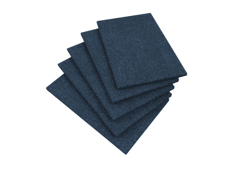 Utility Pads - 4'' x 10'' (10.1 cm x 25.4 cm) - Blue - Pack of 5