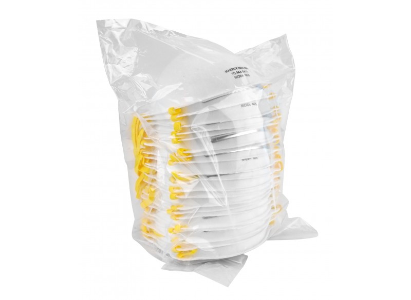 Disposable NIOSH N95 Masks - 20 per Box - White