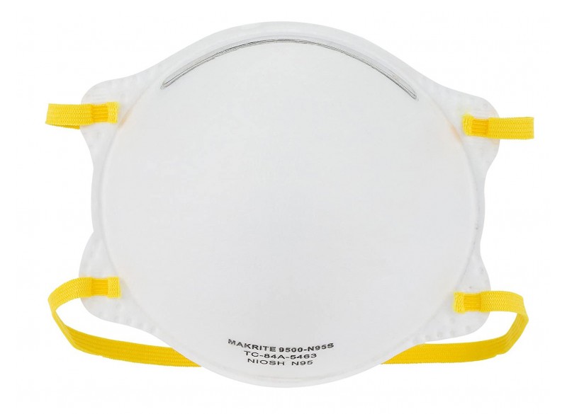 Masques respiratoires jetables NIOSH N95 - 20 par boîte - blanc