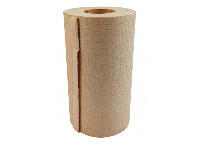 Hand Paper Towel - 205 ft per Roll - Box of 24 Rolls - Brown - SUN205K