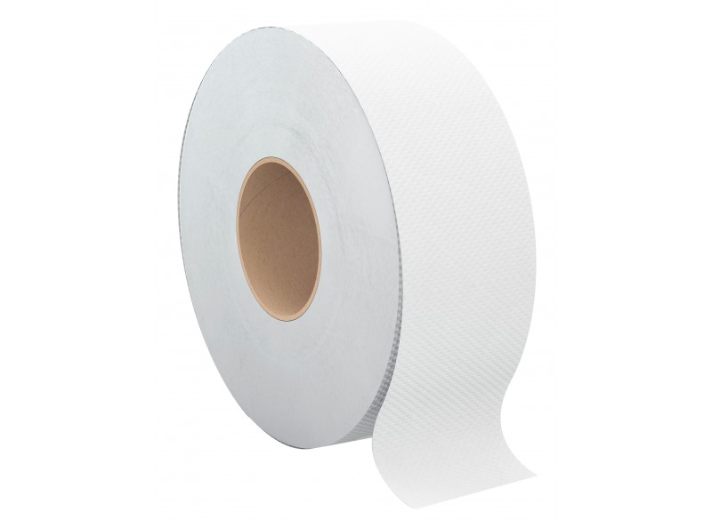 Commercial Jumbo Bathroom Tissue - 12lbs - Box of 8 Rolls - White - ABP AV8330212