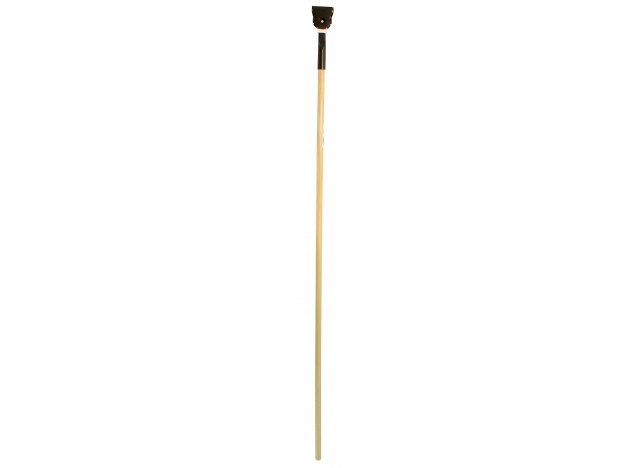 60''  Wood Mop Stick with Quick Clip - Rubbermaid FGM11600