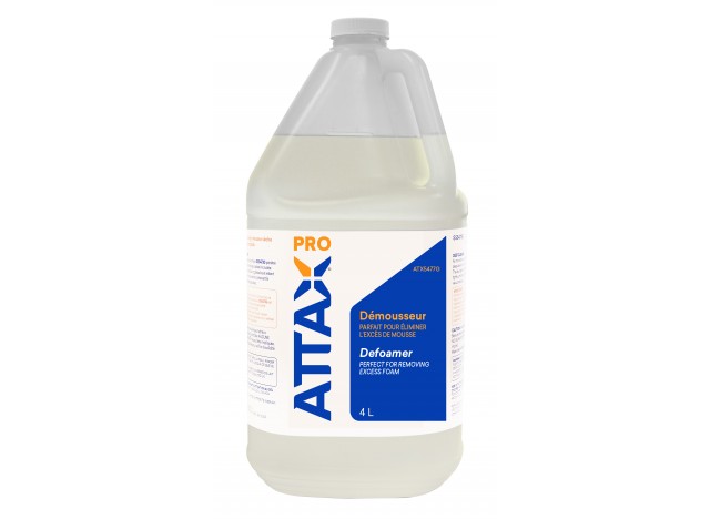 Démousseur (pour éliminer l'excès de mousse) - 4 L (1,06 gal) - Attax ® Pro