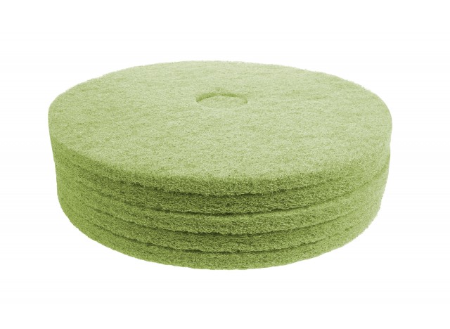 Tampons pour polisseuse à plancher - pour récurer - 18" (45,7 cm) - vert - boîte de 5 - 66261054262
