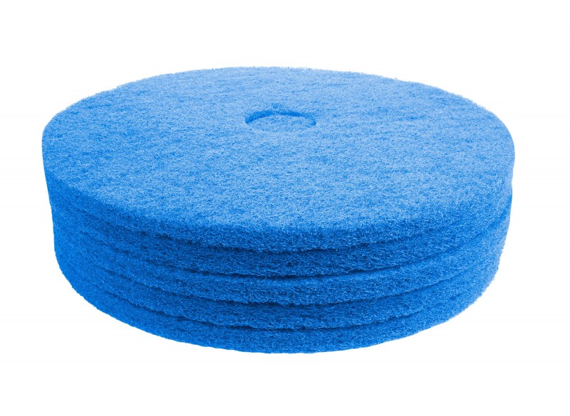 Floor Machine Pads - for Super Scrub - 20" (50.8 cm) - Blue - Box of 5 - 66261054247