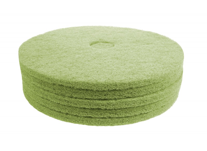 Floor Machine Pads - for Super Scrub - 20" (50.8 cm) - Green - Box of 5 - 66261054264