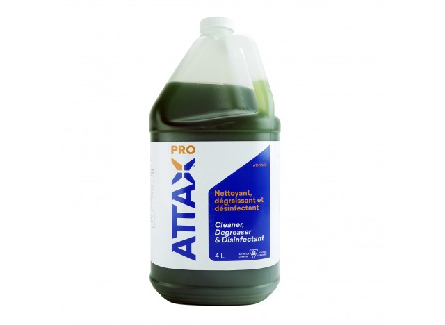Nettoyant, dégraissant et désinfectant (concentré) - 4 L (1,06 gal) - Attax ® Pro