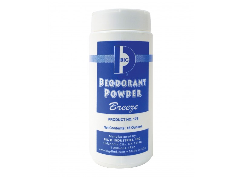 Deodorant Powder - Breeze - 16 oz (454 G) - Big D 176