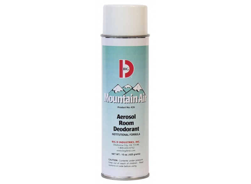 Désodorisant aérosol - air des montagnes - 15 oz (425 g) - Big D 351