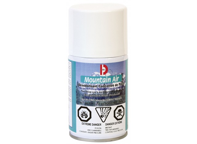 Metered Concentrated Room Deodorant - Mountain Air - 3400 Sprays - 7 oz (199 G) Big D 463