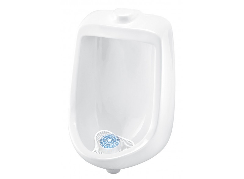 Urinal Screen with 4 oz Block - Clean Breeze