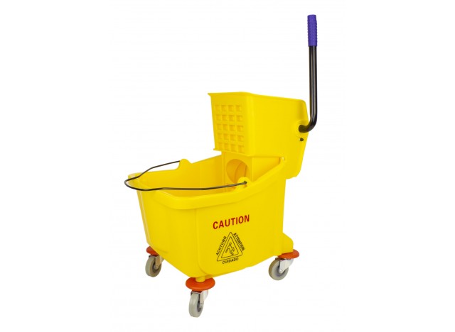 Sidepress Wringer Bucket Combo - 9.4 gal (36 L) - Yellow