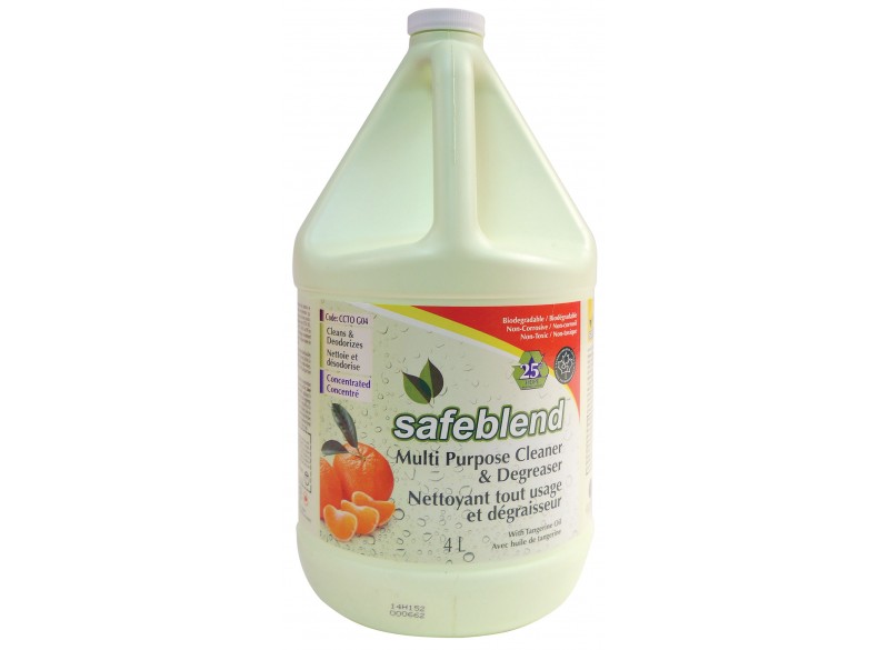 Multi-Purpose Cleaner and Degreaser - Tangerine - 1.06 gal (4 L) - Safeblend  CCTO G04