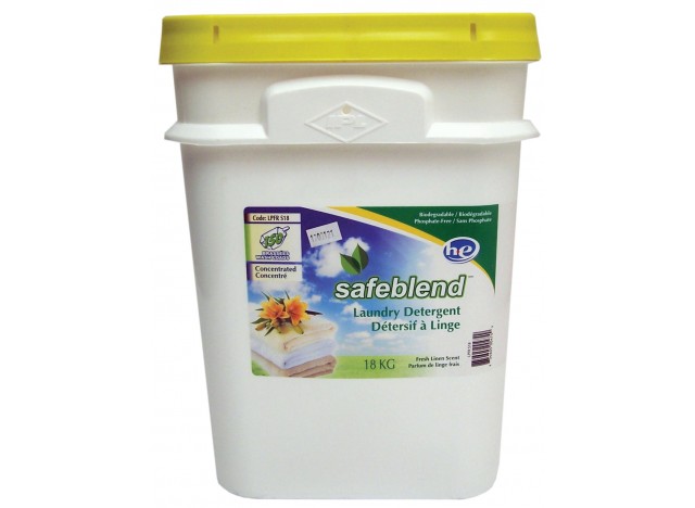Powder Laundry Detergent / Soap HE - Fresh Linen Scent - 39.7 lb (18 kg) - Safeblend LPFR-1YS