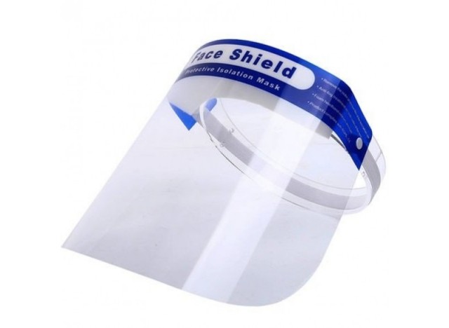 Face Shield, clear with Foam Head Gear - Product for use against coronavirus (Covid-19)