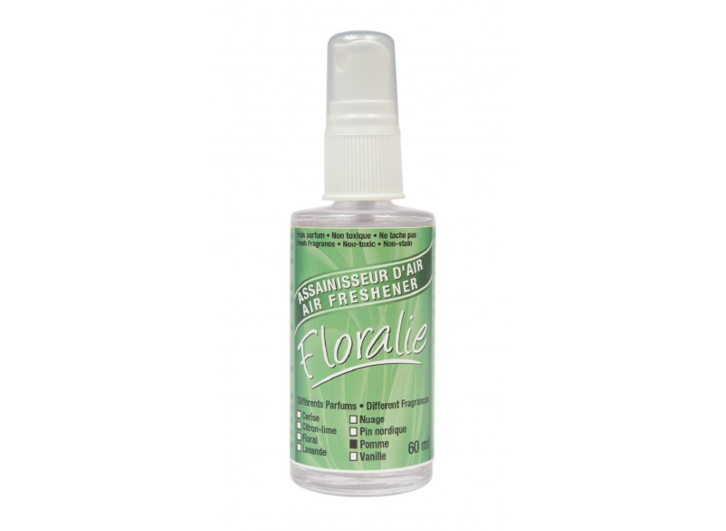 Air Freshener - Ultra Concentrated - Green Apple Fragrance - 2 oz (60 ml) - Floralie 04001-0