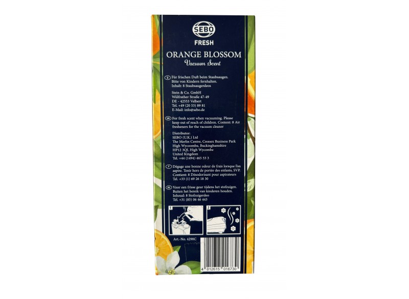 AIR FRESHENER STICK ORANGE BLOSSOM PK 8