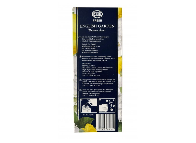 AIR FRESHENER STICK ENGLISH GARDENPK 8