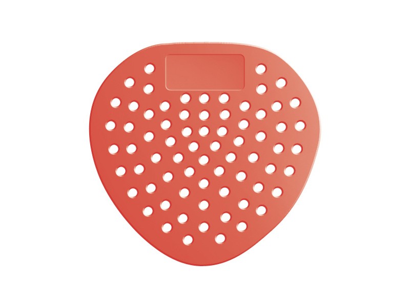 Urinal Screen - Red - Red Cherry Fragrance