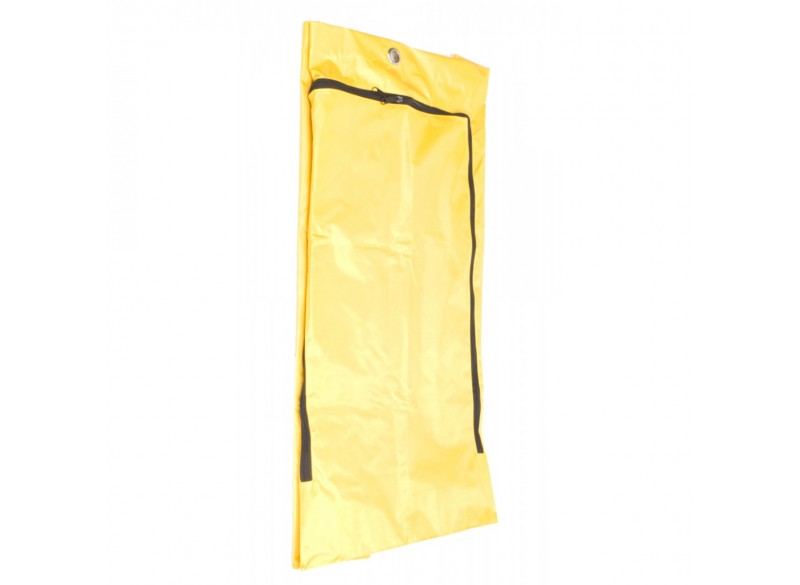 Universal Bag with zipper for Janitor Cart - for Johnny Vac Cart JS0006 - Yellow - AF08160BAG