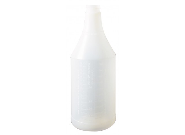 Round Plastic Bottle - 24 oz (710 ml) - White
