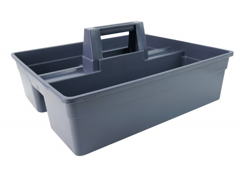 Plastic Caddy for Cleaning Products - Grey