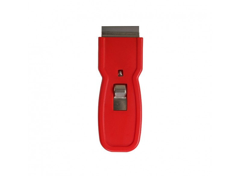 Small Plastic Windows Scraper - Red