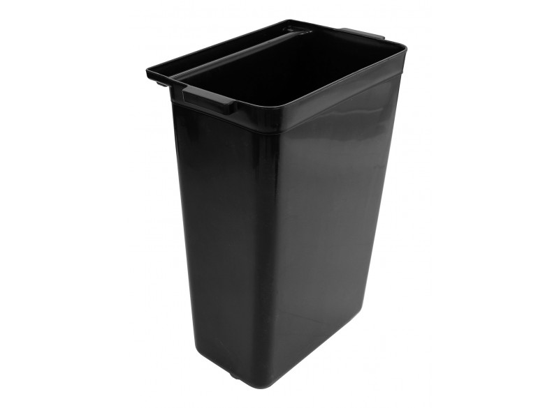 Trash Garbage Can Bin to Hang on Service / Utility Cart - JS0181BK / JS0181GY / JS0181LG - Black