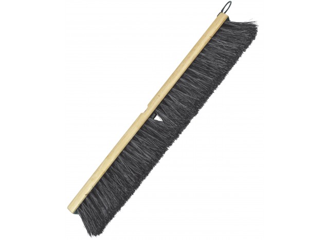 Push Broom - Soft Bristles - 24" (61 cm) - Grey