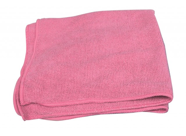 Multi-Purpose Microfiber Cloth - 16'' x 16'' (40.6 cm x 40.6 cm) - Pink
